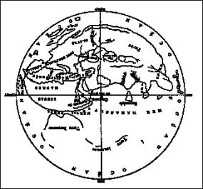 Карта Массауди 956 года