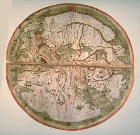 Карта Пиетро Весконтес 1321 года