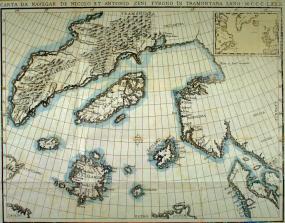 Карта Зено 1380 года