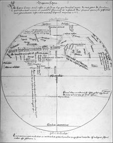Карта Пиерро де Аилли 1410 года