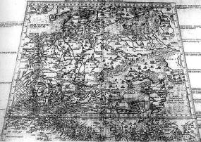 Карта Николая Кузанского 1491 года