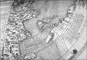 Карта Джоанеса Рауша 1508 года