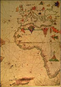 Карта Висонта Маджиоло 1511 года