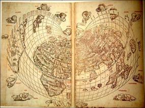 Карта Бернарда Сильвануса 1511 года