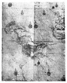 Карта Йона Северса 1514 года