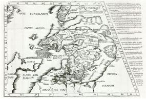 Карта Мартина Вальдземюллера 1522-25 годов