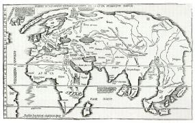Карта Мартина Вальдземюллера 1522-25 годов 3
