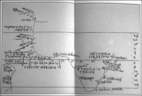 Карта Бартоломео Колумба и Алессандро Зорзи 1503-22 годов