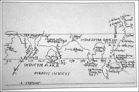 Карта Бартоломео Колумба и Алессандро Зорзи 1503-22 годов