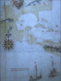 Карта Жуана Веспуччи 1526 года 2