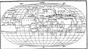 Карта Бендетто Бордоне 1528 года