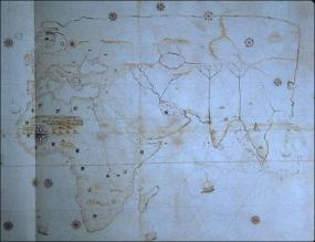 Карта Джироламо де Веррациано 1529 года 2