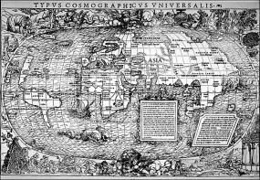 Карта Мюнстера 1532 года