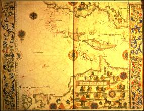 Карта Яна Ротца 1542 года
