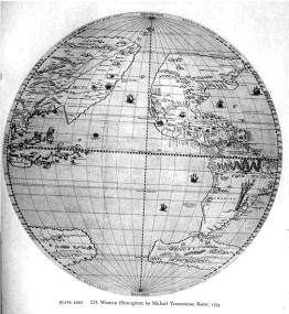 Карта Михаеля Трамезиуса 1544 года 2