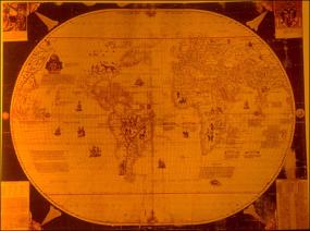 Карта Себастьяна Кабота 1544 года