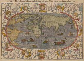 Карта Себастьена Мюнстера 1578 года