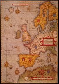Карта Деутекума 1584 года