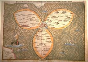 Карта Хериша Бонтинга 1588 года