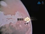 Орбитальный аппарат «Тяньвэнь-1» и Марс.