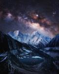 Млечный Путь над Гималаями