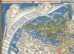 Детальное изображение Европы и Северной Атлантики на карте Птолемея