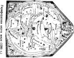 Карта 1280-90 года из собора Герефорда (Англия)