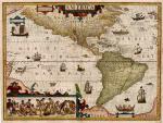 Карта Хондиуса 1628 года